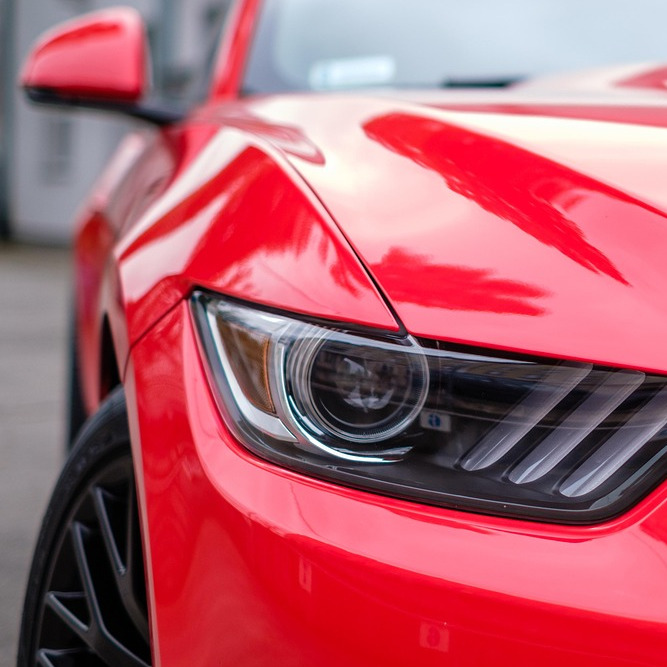 mustang gt red